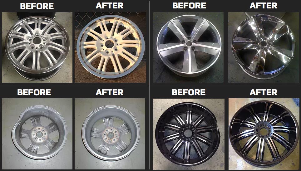 Custom Wheel Painting & Powder Coating